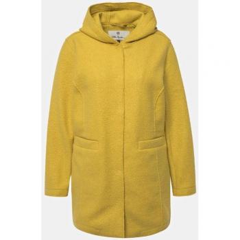 Große Größen Damenjacke aus Curly-Wolle, grün, Größe 46/48, Polyester
