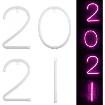 Party‑Leuchten 3D Weihnachts‑Neon‑Zelt