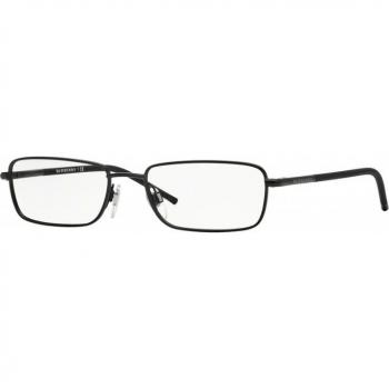Burberry BE1268 1007   Occhiali da Vista Graduati   Prova Online   Unisex   Metallo   Misura M   Rettangolari   Nero   Adrialenti