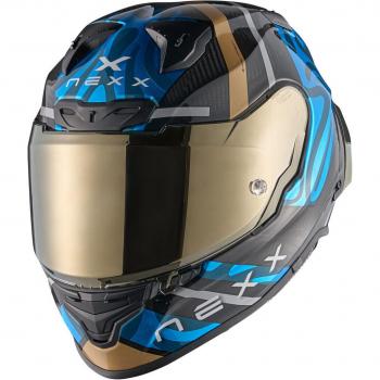 X.R3R Swirl Celeste Azul XL Casco Integral Nexx