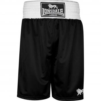 Lonsdale Amateur Boxershorts Trunk Schwarz/Weiß Größe S