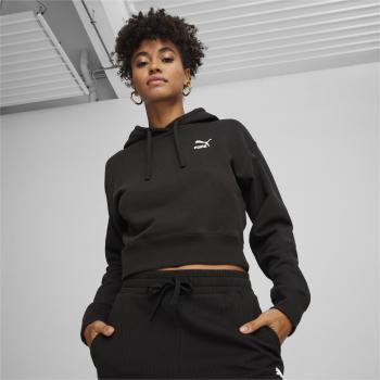 Sudadera con Capucha Puma Classics negra para mujer