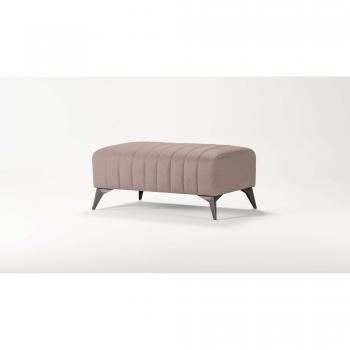 Polsterhocker Places of Style MATTHEW – Beige, 90 cm Breite, 60 cm Tiefe, 43 cm Höhe