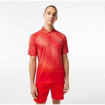 Polo Lacoste pour hommes – rouge & blanc