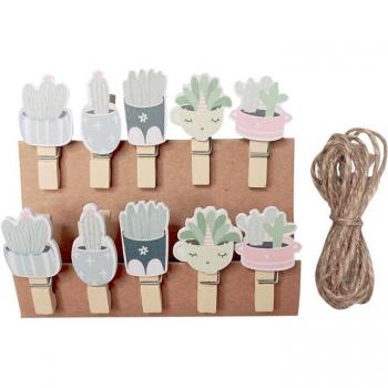 Kawaii Clip Métal Crème Glacée Légumes 100 unités