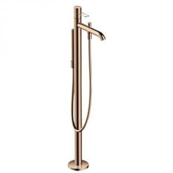 Mitigeur de bain sur pied Hansgrohe Axor Uno or rouge poli