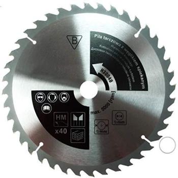 Sega Circolare DEDRA 185 mm 40 Denti in Metallo Duro