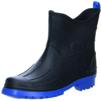 Herren Peter Bockstiegel PVC Gummistiefel – Schwarz/Blau, 44 EU