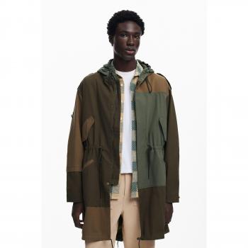 Parka Desigual Niton Verde / Beige XL
