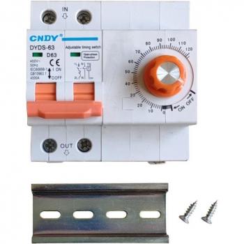 Dauer­schalt‑63A 240V A‑Klasse Timer – Ein‑mal‑Einstellung