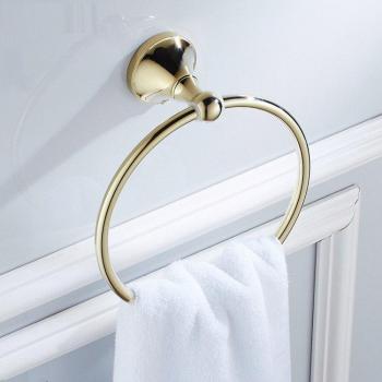 Élégance Orée – Accessoire Salle de Bain Laiton