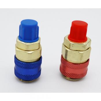 Système de coupleur A/C R134a à double connexion rapide