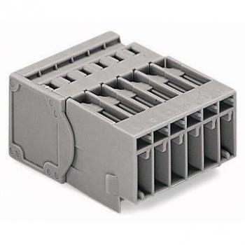 100x Wago Kontakttechnik Stiftleiste 769-604, Elektronikkabel + Stecker, Grau