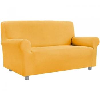 Housse Universelle pour Canapé Jaune 2 Places