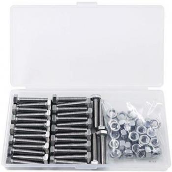 Vis à Tête Hexagonale M6*20mm Acier Inoxydable 304