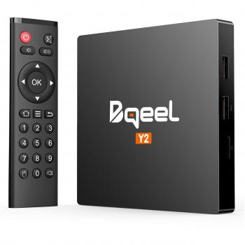 Bqeel Y2 Android 7.1 TV Receiver – 10 Mbps Ethernet, 64‑Bit Architektur