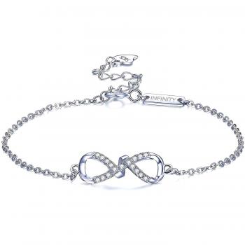 Infinity Symbol Charm Bracelet