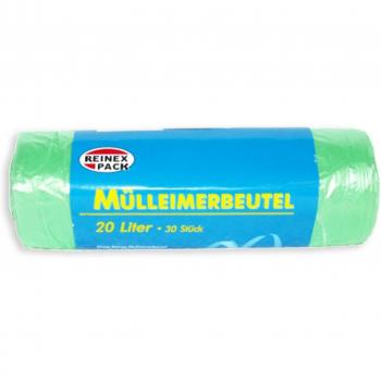 Rollable Mülleimerbeutel 20 l – 30 Stück, inkl. Handgriff