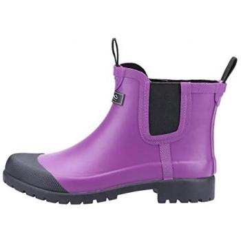 Stivali gomme Cotswold Blenheim in colore viola Wellington