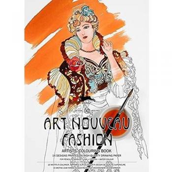 Art Nouveau Fashion: Artists' Colouring Book