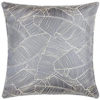 Seymour Embroidered Woven Jacquard Satin Piped Cushion