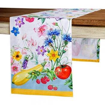 Maison d' Hermine Giverny 100% Cotton Table Runner for Kitchen