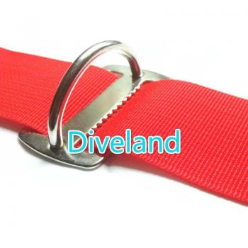 Tauchen Lederband Gürtel mit O-D Ring