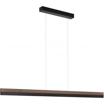 Quitani 143 cm Keijo LED Pendant, Black/Nut