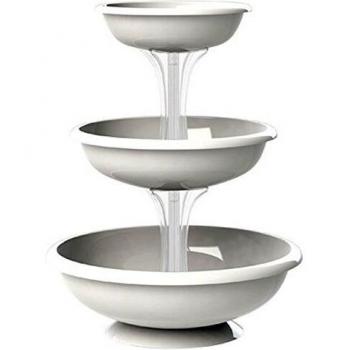 Ciotole a fontana, per cerimonia festa porta bottiglie vaso fioriera, bianco, 62001