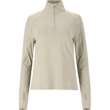 Gotska Sport‑Funktionsshirt „SOS“ – Damen XS, dehnbart, schnelltrocknend, beige
