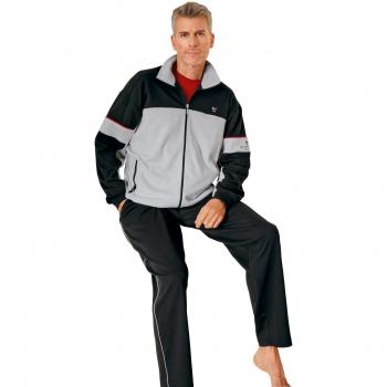 Pegasus Hajo Freizeitanzug mit Stickerei – Schwarz, 44/46