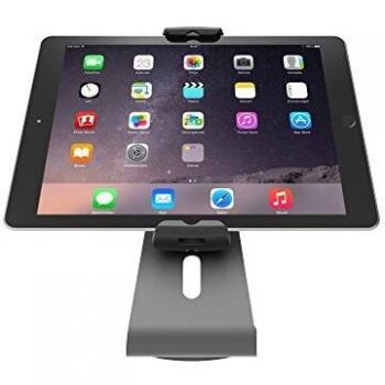 Universal Kiosk‑Halterung für Tablets – Compulocks Silberschwarz