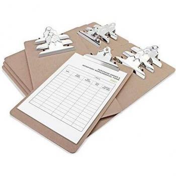 Porte-blocs rigide marron A4