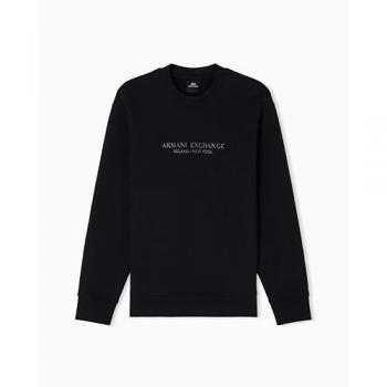 A|X Armani Exchange Sudadera Negra XL Con Logo de Marca