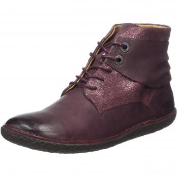 Kickers Hobylow, Calzado Derby para Mujer, Rojo (Bordeaux Brillant 18)