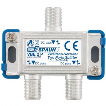 VBE 2P Dual-Fach Verteiler – Silber