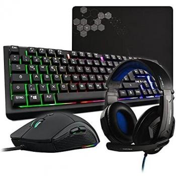 G‑LAB Selenium 4‑in‑1 PC‑Set – RGB-Tastatur, Gaming‑Maus,