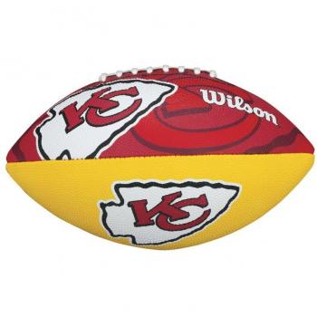 Wilson Junior NFL Rubber Football with Team Logo