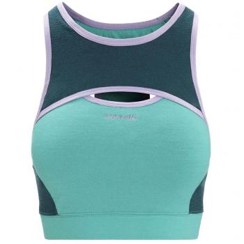 Icebreaker Zoneknit Funktions-Bra Damen – Grün