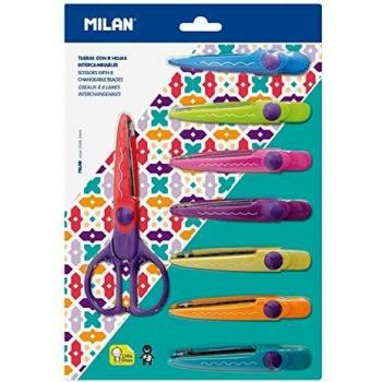 MILAN Zigzag Scissors Set with 8 Blades