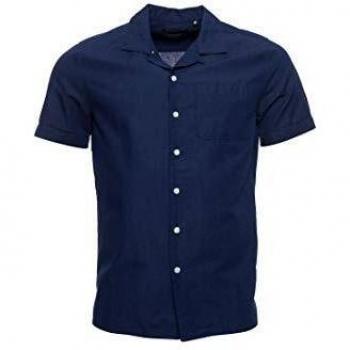 Superdry Hommes Chemise Indigo Short Sleeve Cabana XL