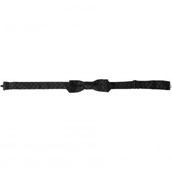 Dolce & Gabbana Unisex Black Silk Bow Tie