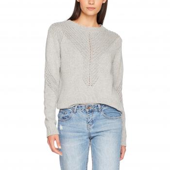 Roxy Damen Take Over The World Pullover, Grau (highrise), L