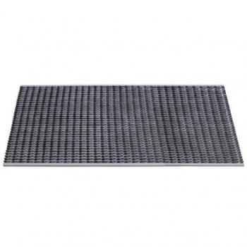Kaiserkraft Alu-Schmutzfangmatte mit Gummi-Einlage, 1585 x 785 mm