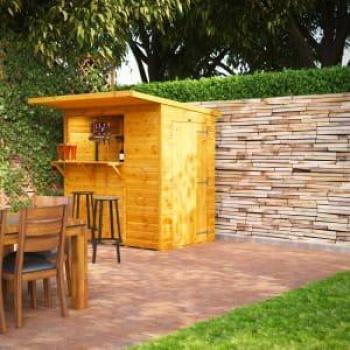 Power Sheds Pent Shiplap Dip Treated Pub Shed