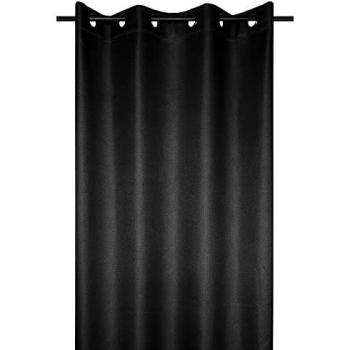 Rideau Noir 140x260 cm Tramé