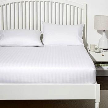 PureSleep Fitted Sheet Single 25cm Fade Resistant Easy Care Breathable Bed Sheets