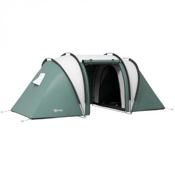 Tente de camping 4-5 pers. avec 2 chambres et ventilation