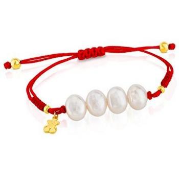 Pulsera TOUS Nudos de plata con baño de oro