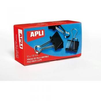 Foldback Clips 41mm Black Pack of 12